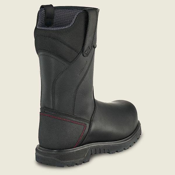 Bottes De Sécurité Red Wing Brnr XP 11-inch Imperméables, Insulated, CSA Pull-On Boot Homme Noir | MLY-264037