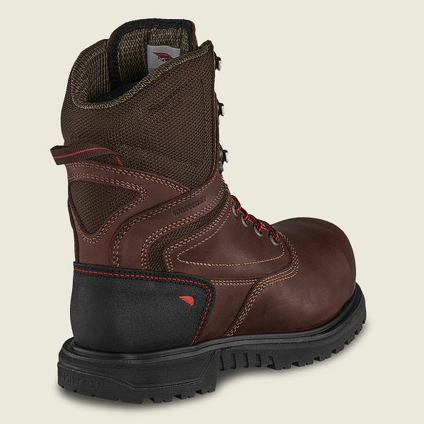 Bottes De Sécurité Red Wing Brnr XP 8-inch Imperméables, CSA Femme Noir | BAZ-159027