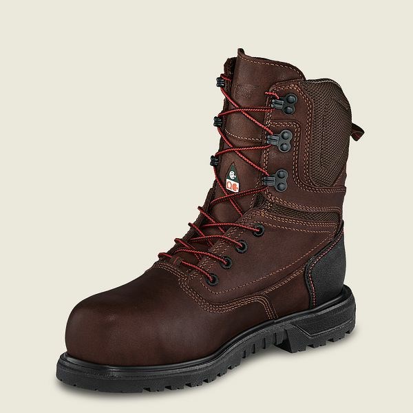 Bottes De Sécurité Red Wing Brnr XP 8-inch Imperméables, CSA Femme Noir | BAZ-159027