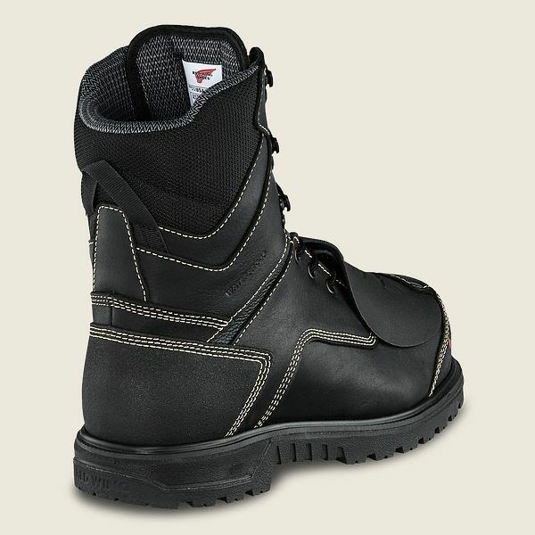 Bottes De Sécurité Red Wing Brnr XP 8-inch Imperméables, Metguard, CSA Homme Noir | FHP-395627