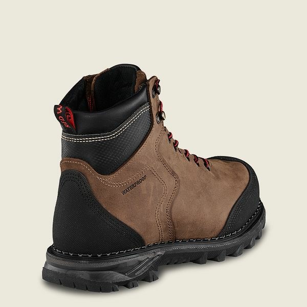 Bottes De Sécurité Red Wing Burnside 6-inch Imperméables, CSA Homme Marron Noir | AXG-764821