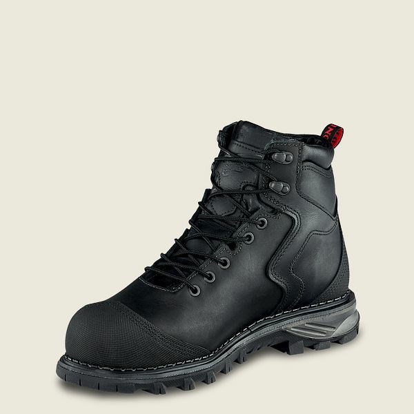 Bottes De Sécurité Red Wing Burnside 6-inch Imperméables Homme Noir | IFT-930417