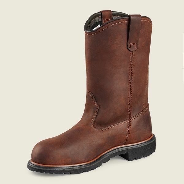 Bottes De Sécurité Red Wing DynaForce 11-inch Imperméables Pull-On Boot Homme Marron | MPL-159276