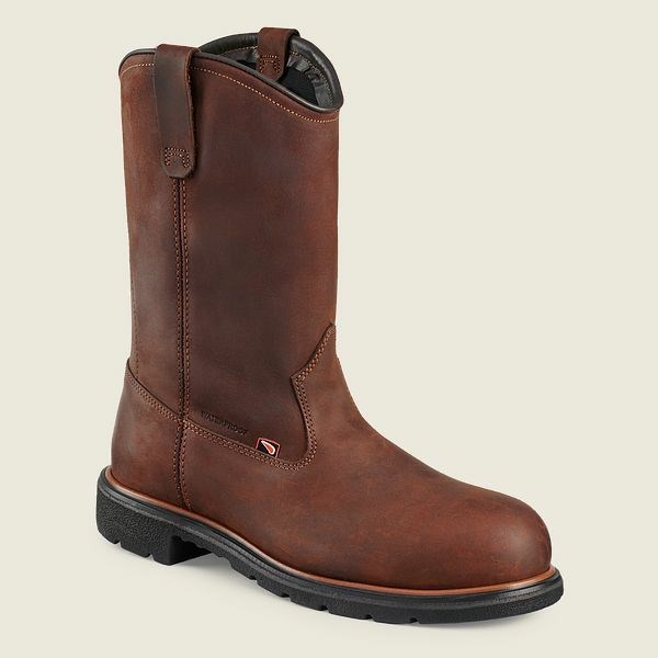 Bottes De Sécurité Red Wing DynaForce 11-inch Imperméables Pull-On Boot Homme Marron | MPL-159276