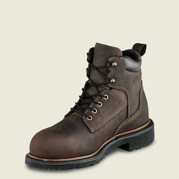 Bottes De Sécurité Red Wing DynaForce 6-inch Insulated, Imperméables Homme Marron | DFP-958712