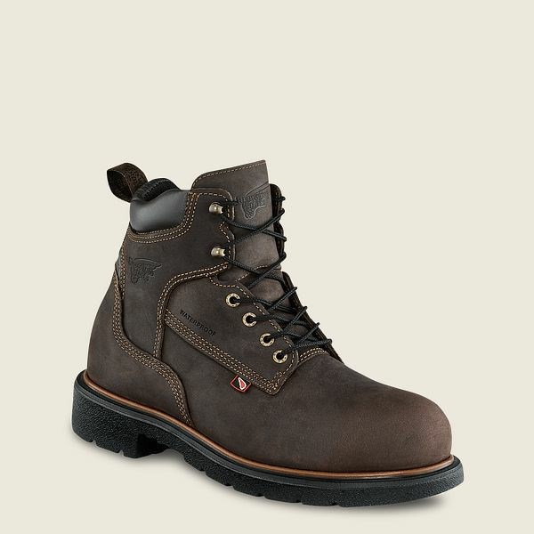 Bottes De Sécurité Red Wing DynaForce 6-inch Insulated, Imperméables Homme Marron | DFP-958712