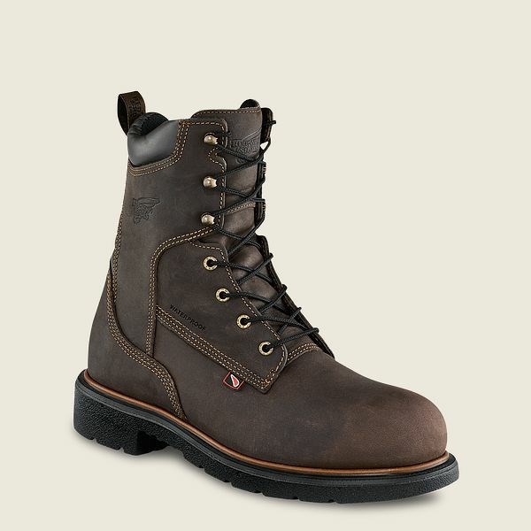 Bottes De Sécurité Red Wing DynaForce 8-inch Insulated, Imperméables Homme Marron | KCB-084129