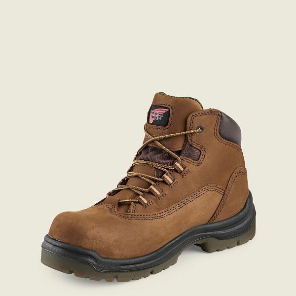 Bottes De Sécurité Red Wing King Embout 5-inch Imperméables Femme Marron | HKF-071458