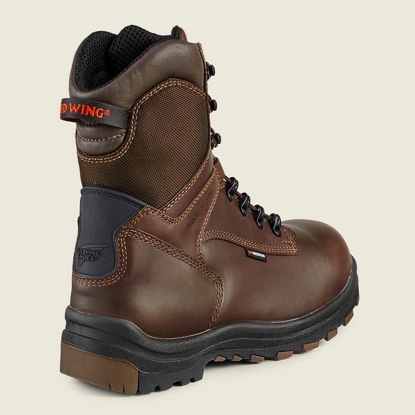 Bottes De Sécurité Red Wing King Embout 8-inch Insulated, Imperméables CSA Homme Marron Noir | ITU-658237