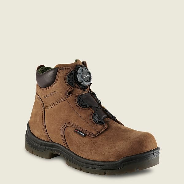 Bottes De Sécurité Red Wing King Embout 6-inch Imperméables Homme Marron | SXE-987423