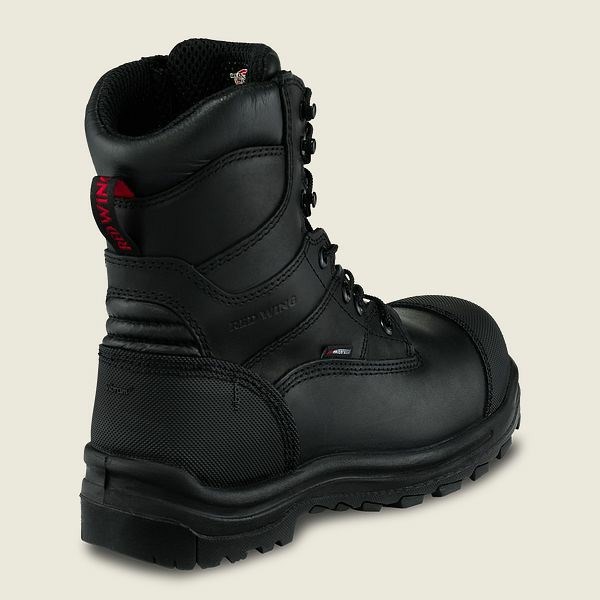 Bottes De Sécurité Red Wing King Embout 8-inch Imperméables CSA Homme Noir | WRI-394601