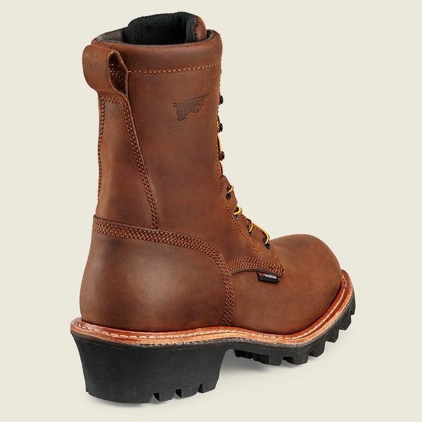 Bottes De Sécurité Red Wing LoggerMax 9-inch Imperméables Homme Marron | SIP-590836