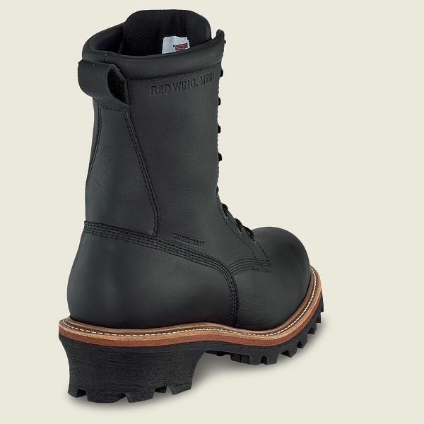 Bottes De Sécurité Red Wing LoggerMax 9-inch Imperméables Homme Noir | YFW-827069