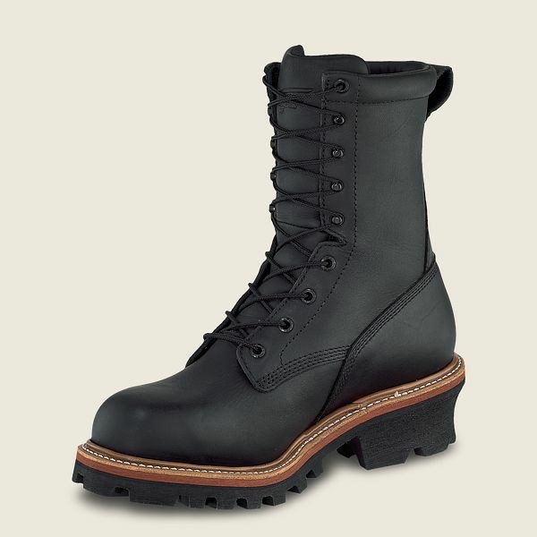 Bottes De Sécurité Red Wing LoggerMax 9-inch Imperméables Homme Noir | YFW-827069