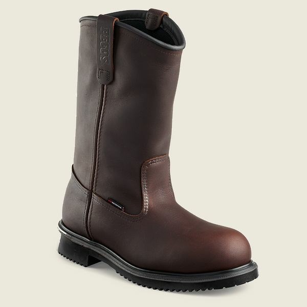 Bottes De Sécurité Red Wing SuperSole 11-inch Imperméables Pull-On Boot Homme Noir | VNQ-863702