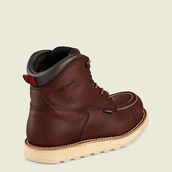 Bottes De Sécurité Red Wing Traction Tred 6-inch Imperméables Homme Marron | IHR-418793