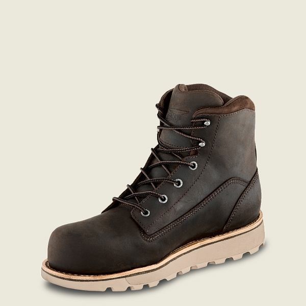 Bottes De Sécurité Red Wing Traction Tred Lite 6-inch Imperméables Homme Marron | WPD-829760