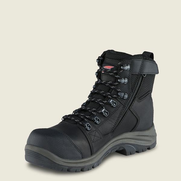 Bottes De Sécurité Red Wing Tradesman 6-inch Side-Zip Imperméables Homme Noir | BLT-714592