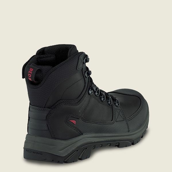 Bottes De Sécurité Red Wing Tradesman 6-inch Side-Zip, Imperméables, CSA Homme Noir | MQD-958361