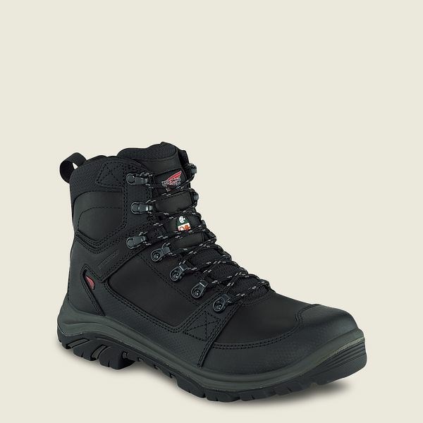 Bottes De Sécurité Red Wing Tradesman 6-inch Side-Zip, Imperméables, CSA Homme Noir | MQD-958361