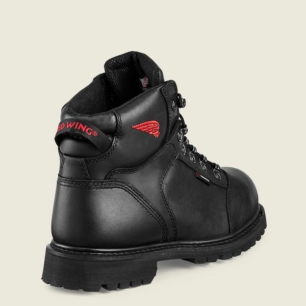 Bottes De Sécurité Red Wing TruWelt 6-inch Imperméables Boot Homme Noir | VMI-714620