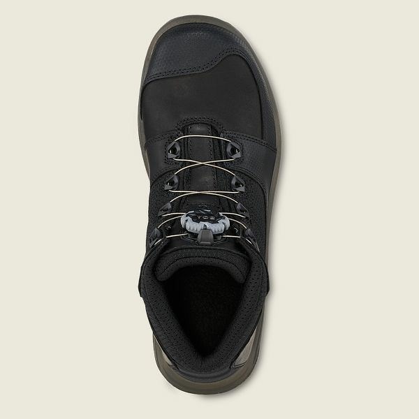 Bottes Randonnée Red Wing Tradesman 5-inch Imperméables Sécurité Embout Homme Noir | MFQ-047512