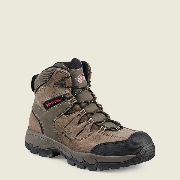 Bottes Randonnée Red Wing TruHiker 6-inch Imperméables Sécurité Embout Homme Grise | MCJ-837045