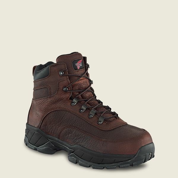 Bottes Randonnée Red Wing TruHiker 6-inch Imperméables Soft Embout Homme Rouge | SEL-805172