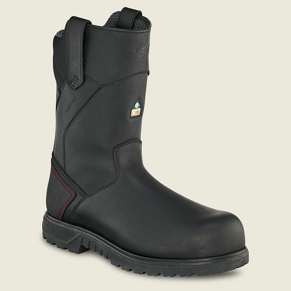 Bottes de Travail Red Wing Brnr XP 11-inch Imperméables, Insulated, CSA Sécurité Embout Pull-On Boot Homme Noir | MLT-059178