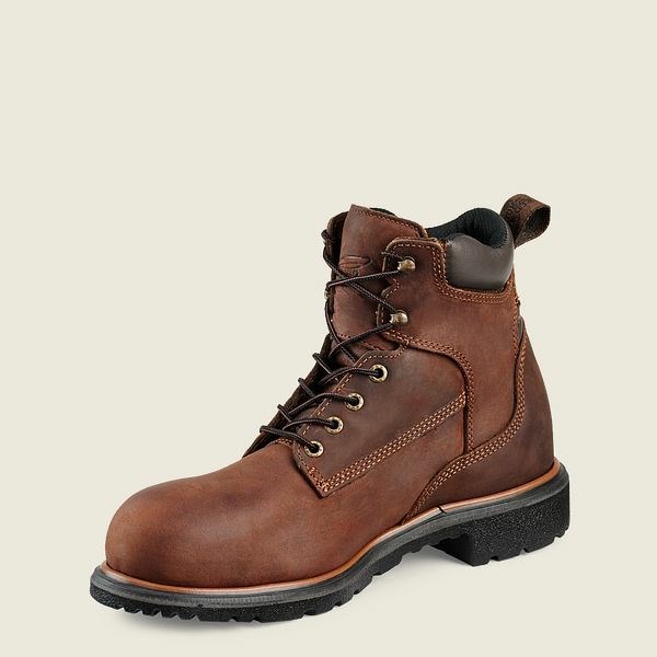 Bottes de Travail Red Wing DynaForce 6-inch Imperméables Sécurité Embout Homme Marron | OCQ-354780