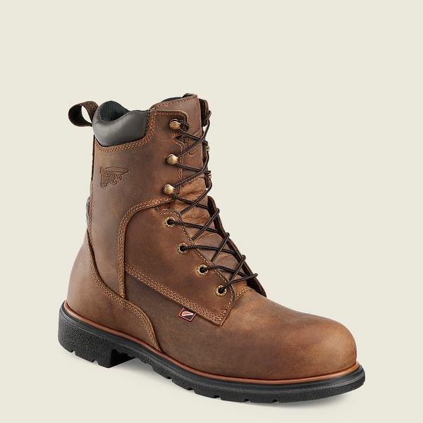 Bottes de Travail Red Wing DynaForce 8-inch Sécurité Embout Homme Marron | DUV-254301