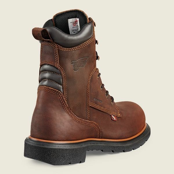 Bottes de Travail Red Wing DynaForce 8-inch Imperméables Sécurité Embout Homme Marron | JAF-128093