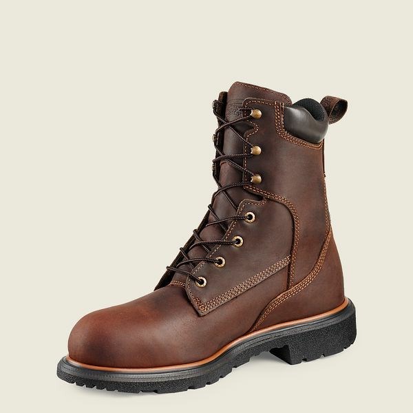 Bottes de Travail Red Wing DynaForce 8-inch Imperméables Sécurité Embout Homme Marron | JAF-128093