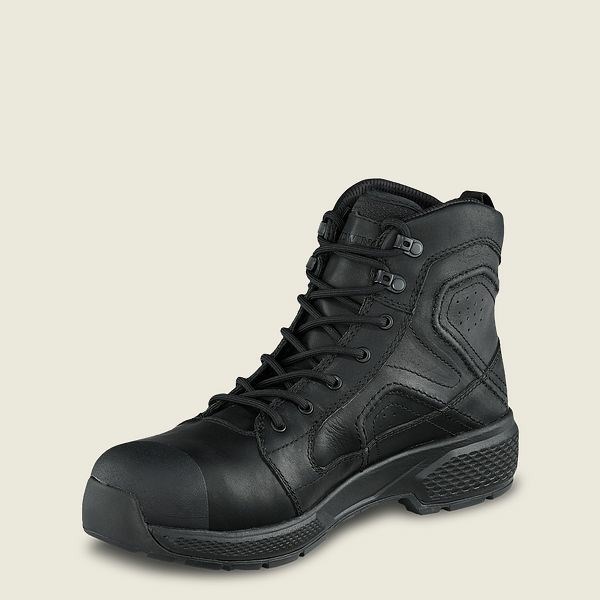 Bottes de Travail Red Wing Exos Lite 6-inch Imperméables Sécurité Embout Homme Noir | RVU-541897