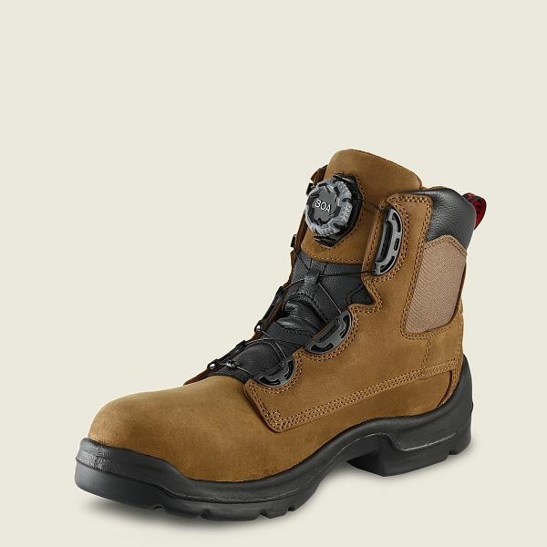 Bottes de Travail Red Wing FlexBond 6-inch BOA; Imperméables Sécurité Embout Homme Noir | IEU-326198