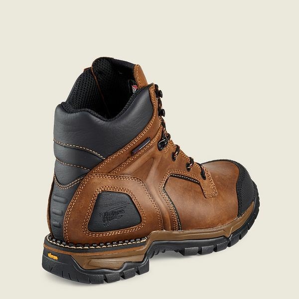 Bottes de Travail Red Wing FlexForce 6-inch Imperméables Sécurité Embout Homme Marron | STE-479235