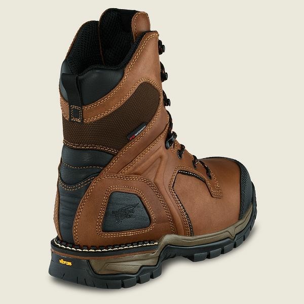 Bottes de Travail Red Wing FlexForce 8-inch Imperméables Sécurité Embout Homme Marron | WPD-608195