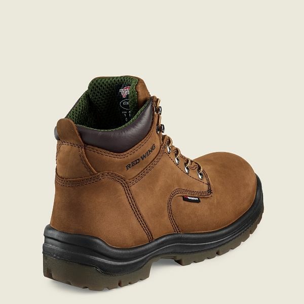 Bottes de Travail Red Wing King Embout 6-inch Imperméables Soft Embout Homme Marron | KEN-657284