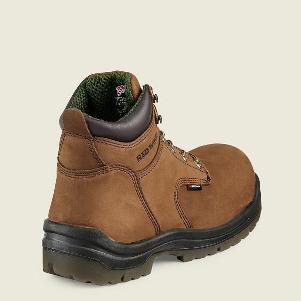 Bottes de Travail Red Wing King Embout 6-inch Insulated, Imperméables Soft Embout Homme Marron | LIT-456792