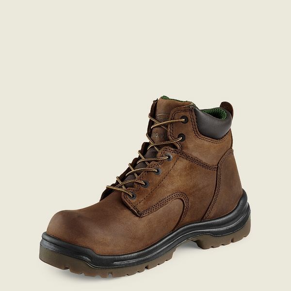 Bottes de Travail Red Wing King Embout 6-inch Sécurité Embout Homme Marron | UYP-762431