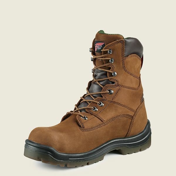 Bottes de Travail Red Wing King Embout 8-inch Insulated, Imperméables Sécurité Embout Homme Marron | JUP-749365