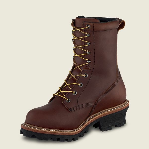 Bottes de Travail Red Wing LoggerMax 9-inch Insulated, Imperméables Soft Embout Homme Noir | GSO-782401