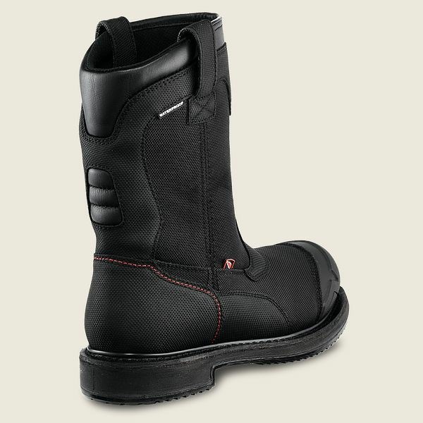 Bottes de Travail Red Wing MaxBond 10-inch Imperméables Sécurité Embout Pull-On Boot Homme Noir | JLG-158972