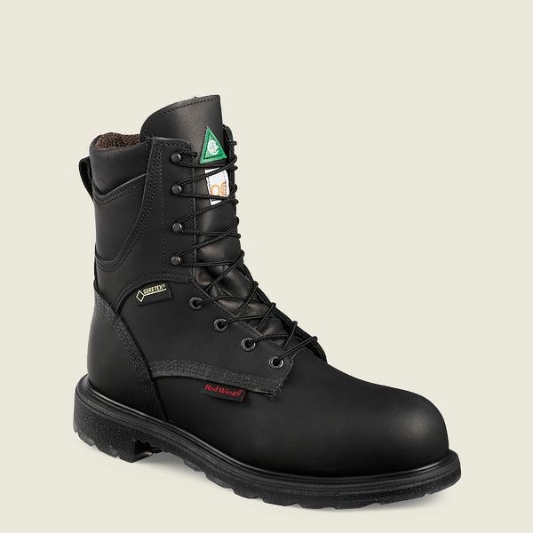 Bottes de Travail Red Wing SuperSole 2.0 8-inch Insulated, Imperméables CSA Sécurité Embout Homme Noir | WGD-492756