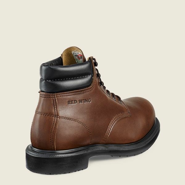 Bottes de Travail Red Wing SuperSole 6-inch Sécurité Embout Homme Marron | BTJ-054687