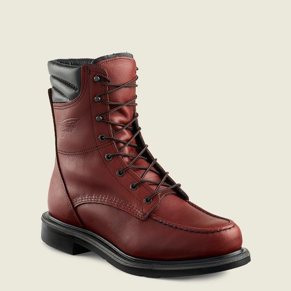 Bottes de Travail Red Wing SuperSole 8-inch Soft Embout Homme Marron | KRS-256807