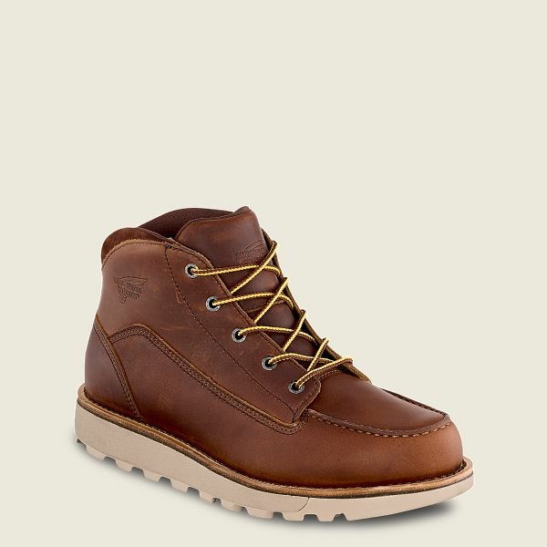 Bottes de Travail Red Wing Traction Tred Lite Imperméables Soft Embout Chukka Homme Marron | HKU-796384