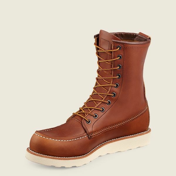 Bottes de Travail Red Wing Traction Tred 8-inch Soft Embout Homme Marron | XIW-452971