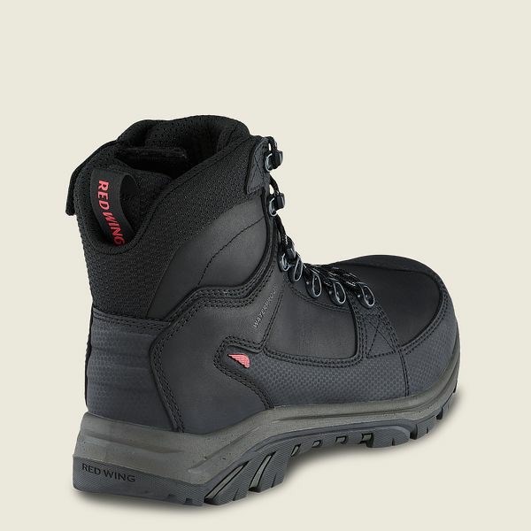 Bottes de Travail Red Wing Tradesman 6-inch Side-Zip Imperméables Sécurité Embout Homme Noir | LVO-378049