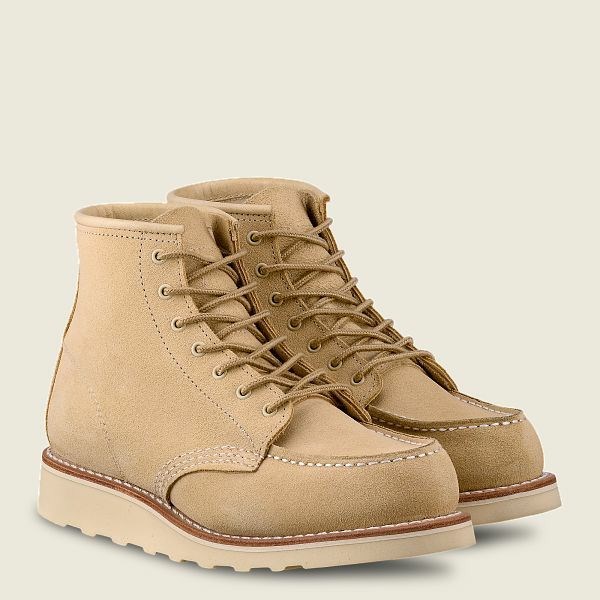 Heritage Red Wing 6-Inch Classiche Moc Corta Boot Femme Jaune | AVK-406358